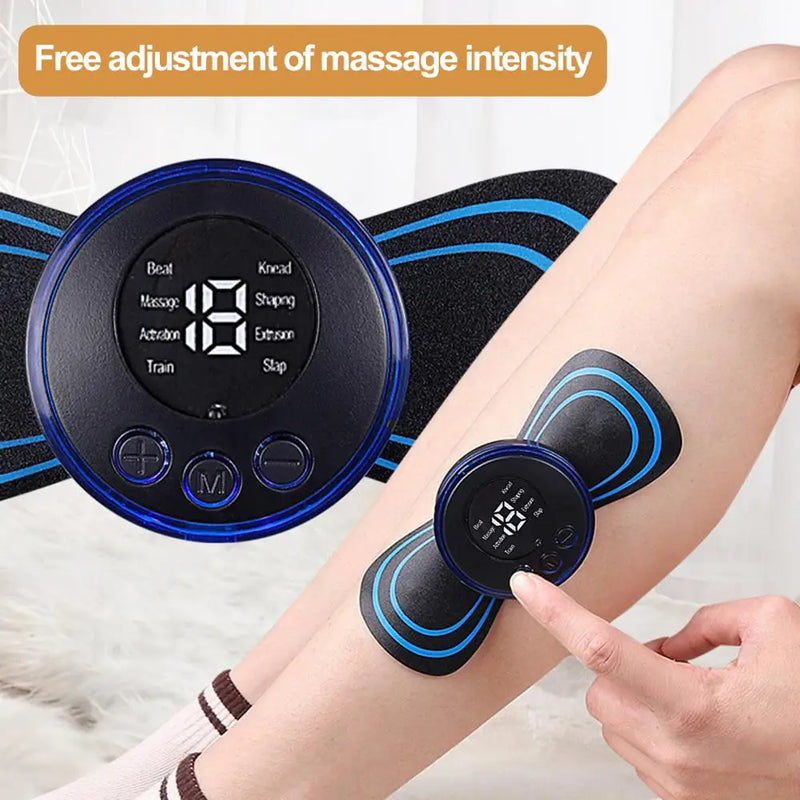 Mini Massageador Com 8 Modos de Fisioterapia Para Todo o Corpo